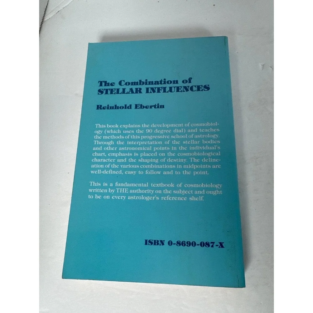 The Combination of Stellar Influences Ebertin 1990 1st Printing Cosmobiology AFA
